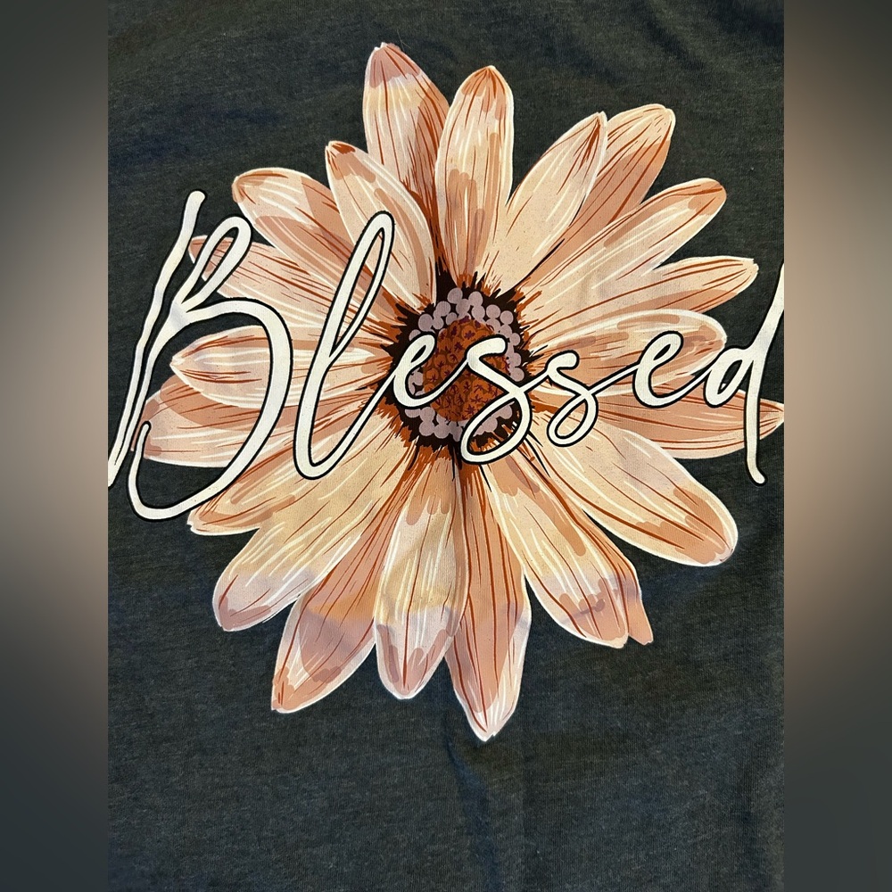 Floral Graphic Short Sleeve Tee - Black